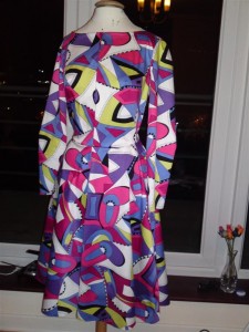 Geometic print dress